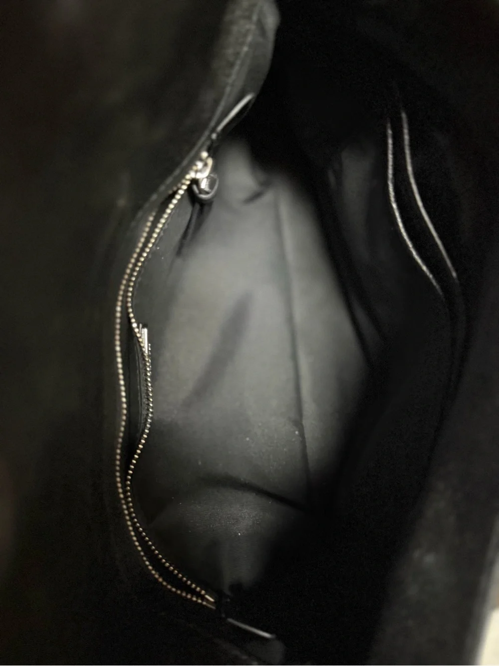 Tory Burch Black Leather Shoulder Clutch with Chain Strap